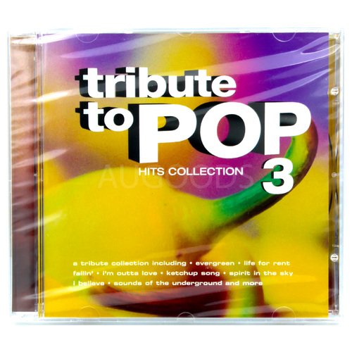 TRIBUTE TO POP VOLUME 3 HITS COLLECTION CD