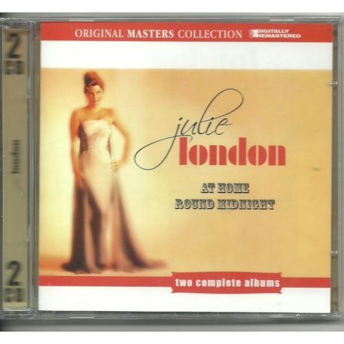 JULIE LONDON - AT HOME ROUND MIDNIGHT - 2 Disc &#39;s MUSIC CD NEW SEALED