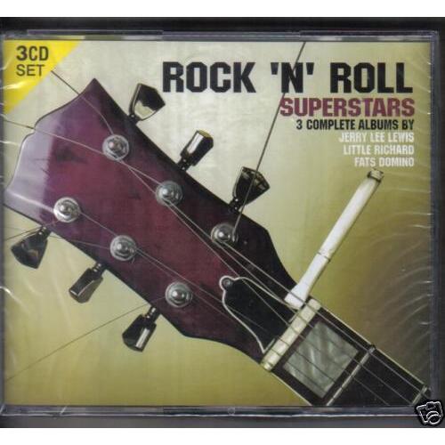 ROCK &#39;N&#39; ROLL SUPERSTARS - VARIOUS ARTISTS on 3 Disc&#39;s MUSIC CD NEW SEALED