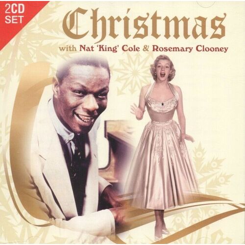 CHRISTMAS with NAT KING COLE &amp; ROSEMARY CLOONEY 2 DISC MUSIC CD NEW SEALED