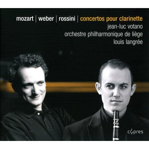 Mozart Clarinet Concerto. Rossini Introduction Theme And Variations For CD
