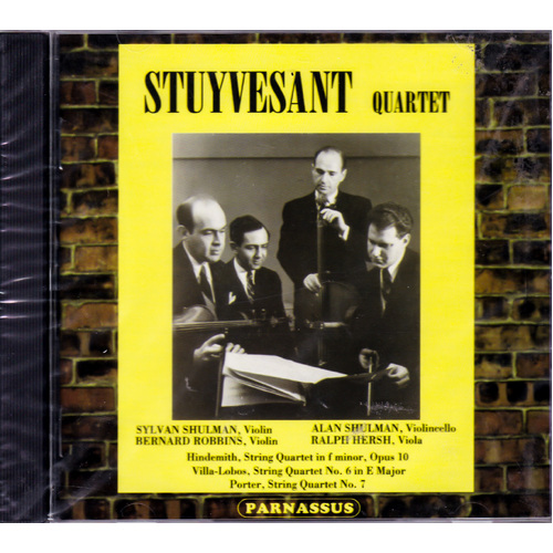 String Quartets -Hindemith / Villa-Lobos / Porter / Stuyvesant CD