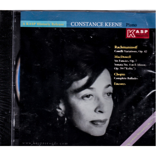 Pianist Constance Keene Plays Music Of Chopin Rachmaninoff Macdowell -Constance CD
