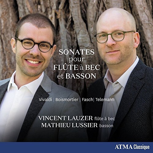 Sonates Pour Flute √Ä Bec Et Basson Vivaldi Boismortier Fasch Telemann -Vincent CD