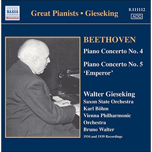 Great Pianists - Giesekin -Beethoven, L. V. CD