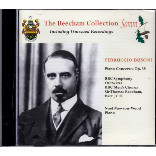 Piano Concerto -Busoni, Ferruccio CD