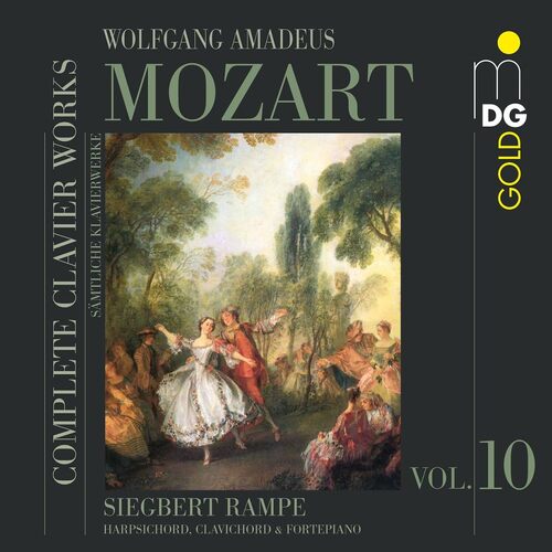 Mozart Complete Clavier Works Vol.10 - Siegbert Rampe CD