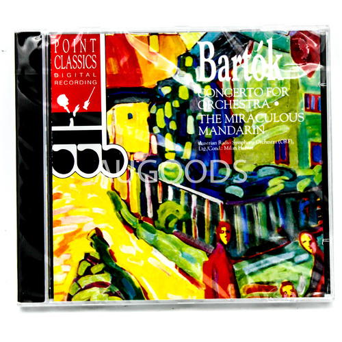 Bartok Orchestra Concerti Miraculous Mandarin Bartok MUSIC CD NEW SEALED