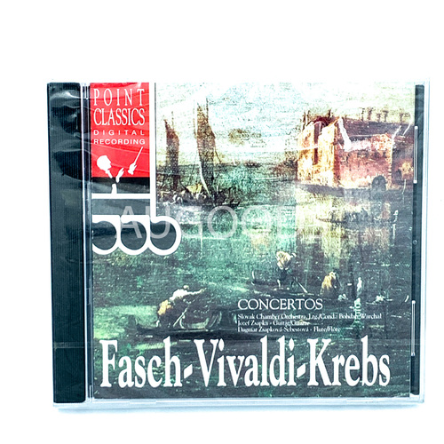 Krebs : Concertos Guitar Concerto Flute - Fasch Vivaldi MUSIC CD NEW SEALED