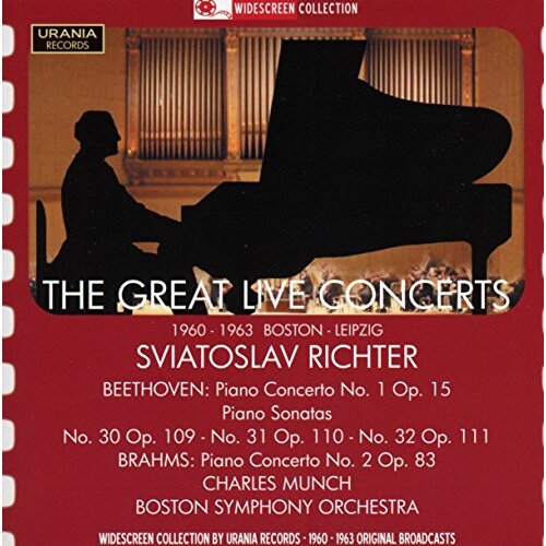 Great Live Concerts Richter -Brahams Beethoven CD