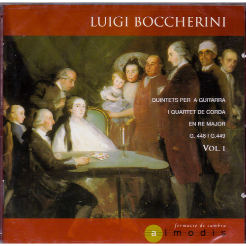 Boccherini Quintets For Guitar And String Quartet G.448 &amp; G.449. (Joan Carles CD