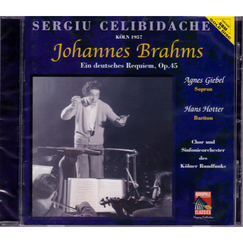 Brahms Ein Deutsches Requiem -Johannes Brahms, Sergiu Celibidache, Agnes CD