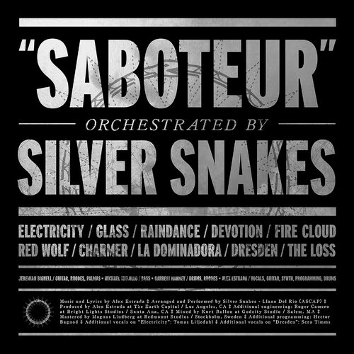 Saboteur - SILVER SNAKES CD