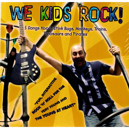 5 Songs About Stink Bugs Monkeys Trains Dinosaurs -We Kids Rock CD