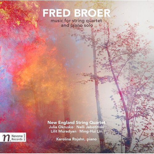 String Quartet 4 Piano Pieces - Fred Broer CD