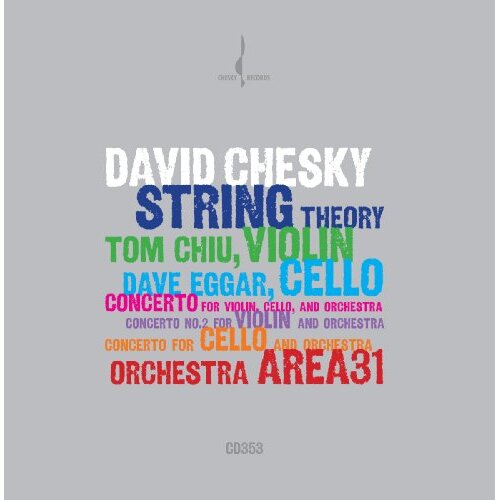 String Theory / Cto For Violin Cello &amp; Orch -Orchestra Area31, Dave Eggar, Tom CD