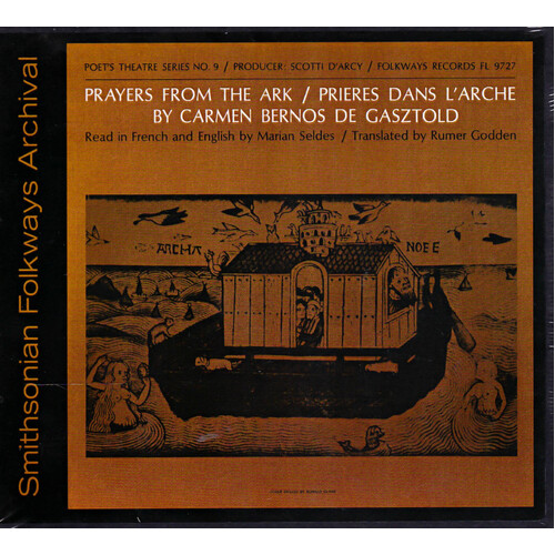 Prayers From The Ark: French And English Poems -Marian Seldes CD