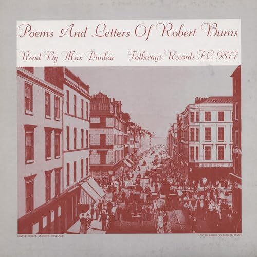 Poems &amp; Letters of Robert Burns - Max Dunbar CD