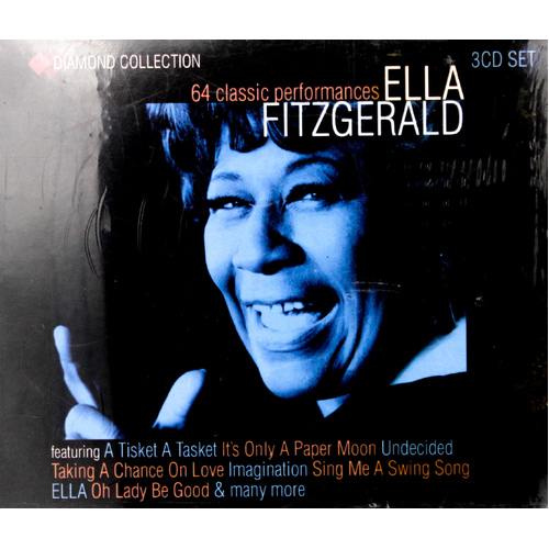 ELLA FITZGERALD - 64 CLASSICS on 3 Disc&#39;s CD