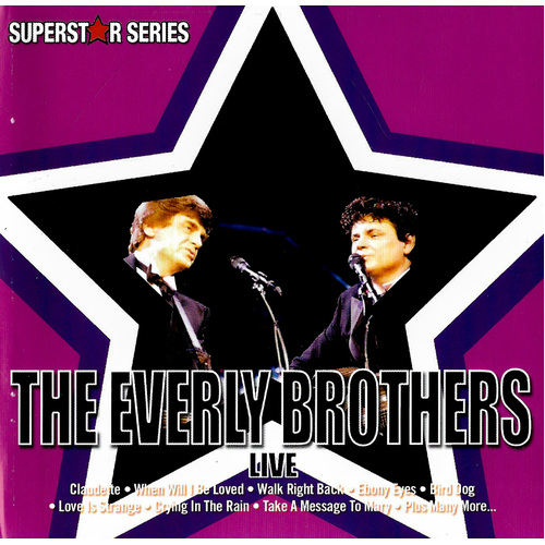 The Everly Brothers Live - SUPERSTAR SERIES CD