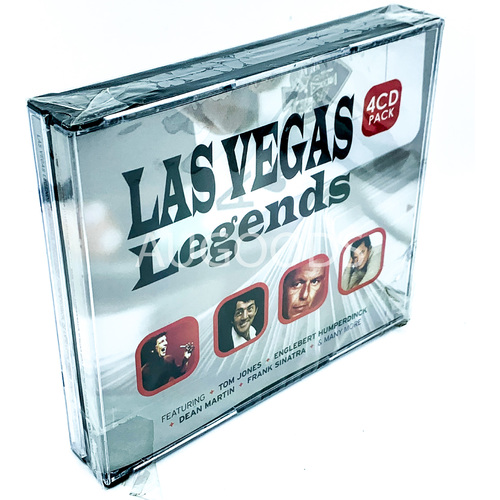 LAS VEGAS LEGENDS - TOM - ENGELBERT - DEAN - FRANK on 4 Disc&#39;s CD