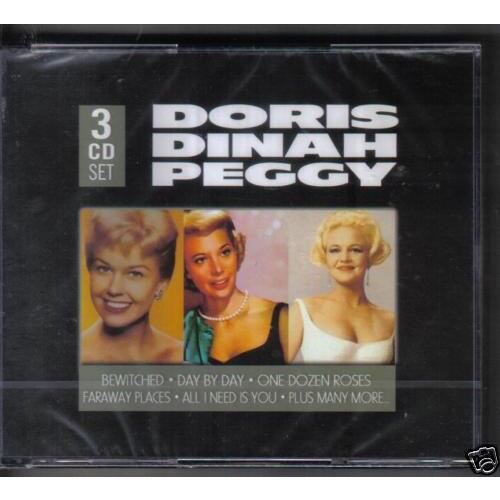 DORIS DAY DINAH SHORE PEGGY LEE on 3 Disc&#39;s CD