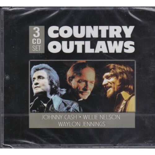 COUNTRY OUTLAWS - JOHNNY CASH - WILLIE NELSON - WAYLON JENNINGS on 3 Disc&#39;s NEW