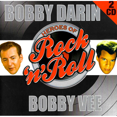 HEROES OF ROCK &#39;N&#39; ROLL Bobby Darin -Bobby Vee 2 disc MUSIC CD NEW SEALED