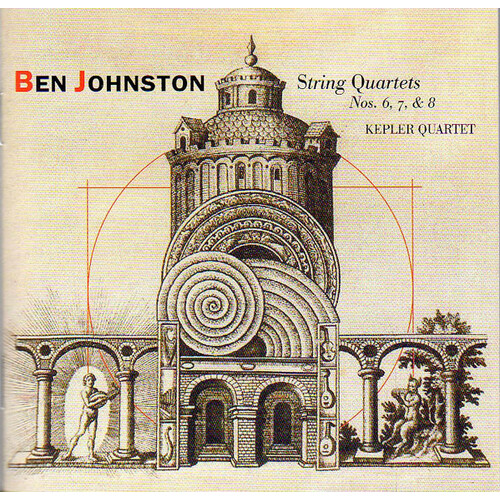 String Quartets Nos. 6 7 &amp; 8 Quietness - Johnston / Kepler Quartet / Leventhal CD