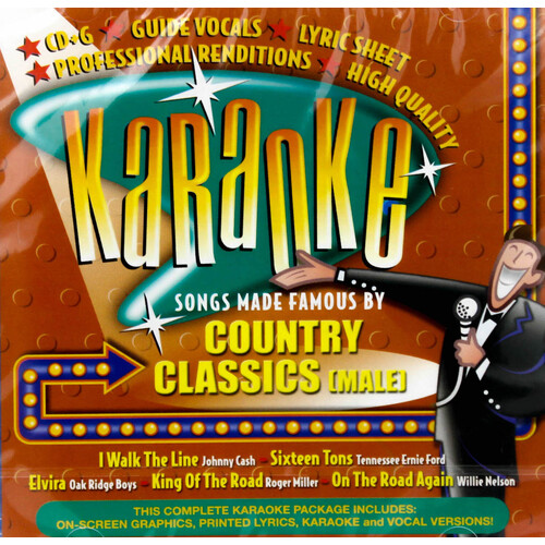 Karoake - Country Classics (Male) CD