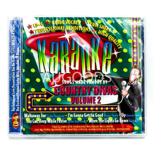 Karaoke - Country Divas Volume 2 CD