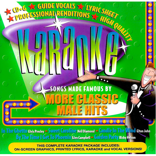 KARAOKE - MORE CLASSIC MALE HITS CD