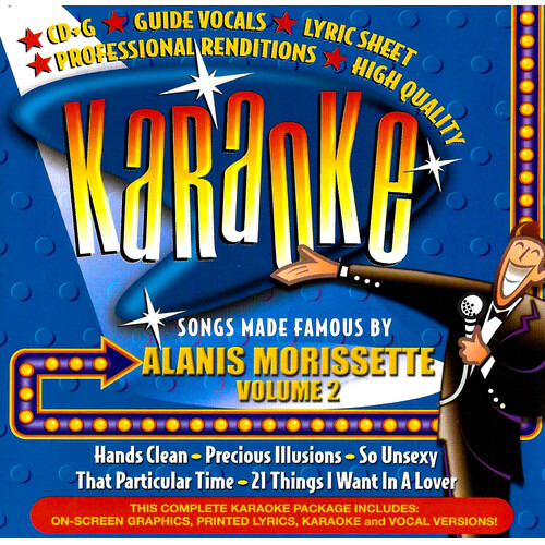 KARAOKE- songs made famous by Alainis Morissette volume 2 MUSIC CD NEW SEALED