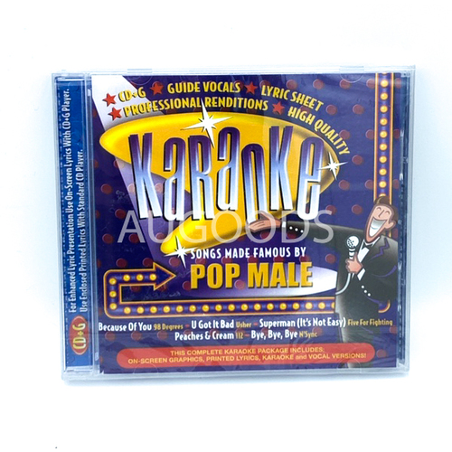 POP MALE Karaoke CD