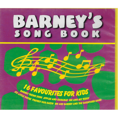 Barney&#39;s Song Book - 16 Favourites for Kids CD
