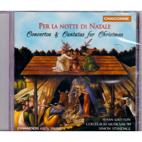 Per La Notte Di Natale -Collegium Musicum 90, Gritton, Standage &amp; 2 More CD