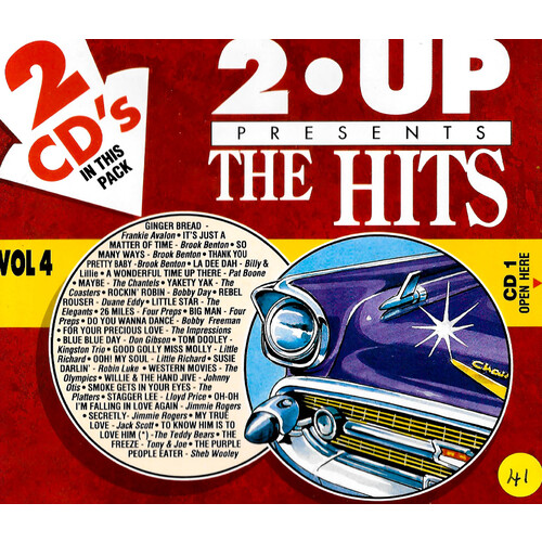 2 Up presents THE HITS Vol 4 PRE-OWNED CD: DISC LIKE NEW
