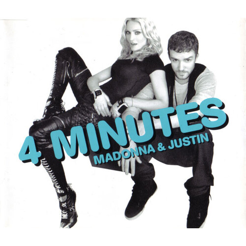 Madonna &amp; Justin - 4 Minutes PRE-OWNED CD: DISC LIKE NEW