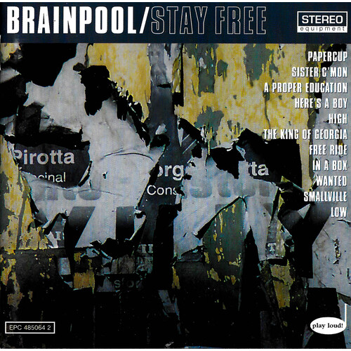 Brainpool - Stay Free PRE-OWNED CD: DISC EXCELLENT