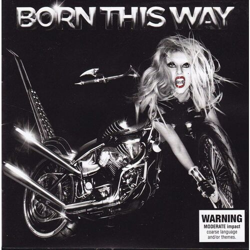 Lady Gaga Born This Way PRE-OWNED CD: DISC EXCELLENT