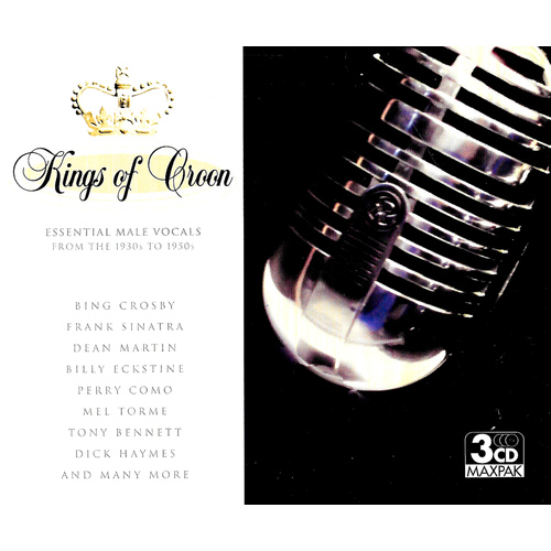 KINGS OF CROON - ESSENTIAL MALE VOICES FROM THE 1930s TO 1950s (3 BOX SET) PRE-OWNED CD: DISC EXCELLENT
