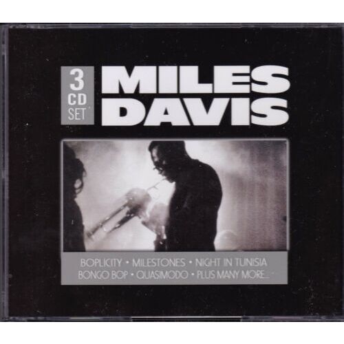 MILES DAVIS - MILES DAVIS on 3 DISCs PRE-OWNED CD: DISC EXCELLENT