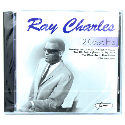 Ray Charles 12 Classic Hits PRE-OWNED CD: DISC EXCELLENT