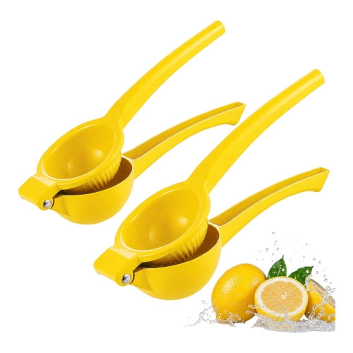 2x Lemon Squeezer Metal Handheld Juicer Presser Premium Citrus Lime Juice