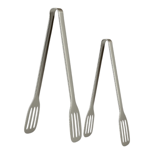 Stainless Steel Kitchen Tongs Set of 2 24cm and 29cm Cooking Food Clips