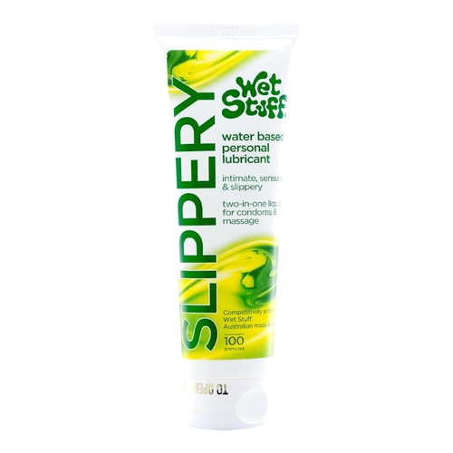 100g Wet Stuff Slippery Water Based Lubricant Massage Safe Non Greasy Gel