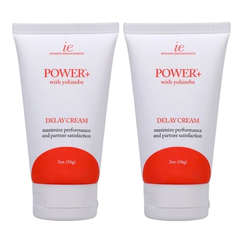 2x Doc Johnson Power+ Delay Cream for Men 56g Erection Control Desensitising Aid