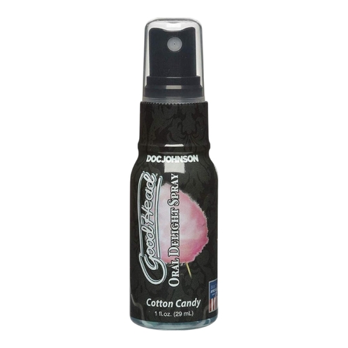 Doc Johnson GoodHead Tingle Spray Cotton Candy 29ml Flavoured Oral Vegan Safe