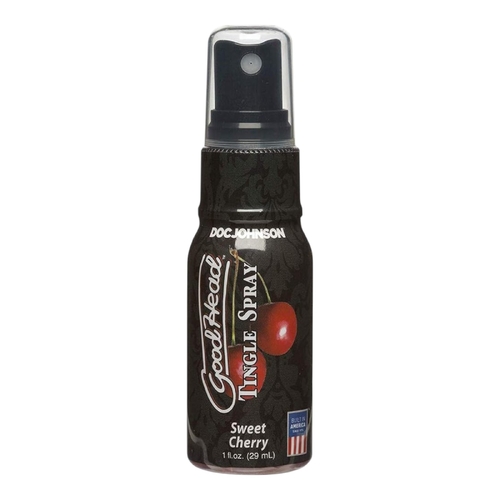 Doc Johnson GoodHead Tingle Spray Sweet Cherry 29ml Flavoured Oral Vegan Safe