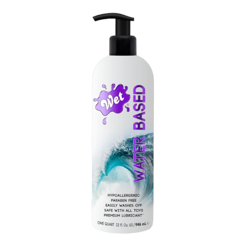 946ml Wet Original Water Based Lubricant Paraben Free Hypoallergenic Gel